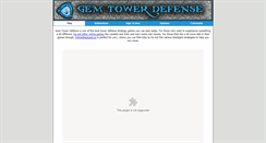Desktop Screenshot of gemtowerdefense.com